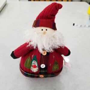 Vintage Russ Berrie & Co snowman santa shelf sitter the Christmas sampler